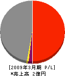 サンロード京阪 損益計算書 2009年3月期