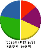 徳龍建設 貸借対照表 2010年4月期