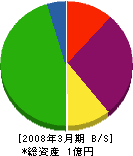 長浜土木 貸借対照表 2008年3月期