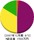 田原建設 貸借対照表 2007年12月期
