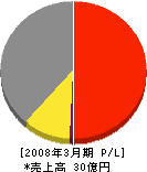 石川島運搬機械エンジニアリング 損益計算書 2008年3月期