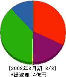 松崎建業 貸借対照表 2008年8月期