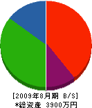 ヨシハラ 貸借対照表 2009年8月期