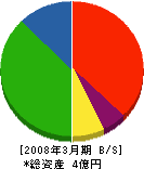 花田建設 貸借対照表 2008年3月期
