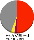 渡辺土木 損益計算書 2012年9月期