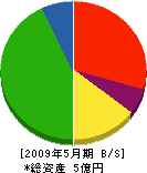 伊田重機 貸借対照表 2009年5月期