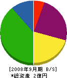 山田工務店 貸借対照表 2008年9月期