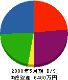 丸松組 貸借対照表 2008年5月期
