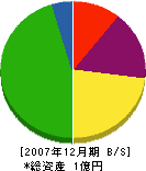 木村工務店 貸借対照表 2007年12月期
