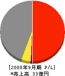 中島建工 損益計算書 2008年9月期