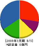 吉田電機商工 貸借対照表 2008年3月期