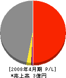 栄都建設 損益計算書 2008年4月期