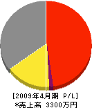 井上鉄工所 損益計算書 2009年4月期