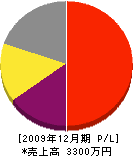 北沢塗装店 損益計算書 2009年12月期