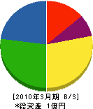 フローテクノ吉水 貸借対照表 2010年3月期