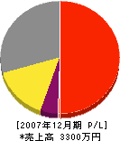 田上電業 損益計算書 2007年12月期