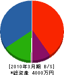 香川視聴覚志度 貸借対照表 2010年3月期