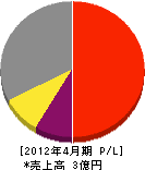 澤井製作所 損益計算書 2012年4月期