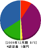 岡田建設工業 貸借対照表 2009年12月期