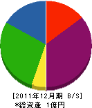 宮川塗装 貸借対照表 2011年12月期