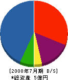 熊本建設工業 貸借対照表 2008年7月期