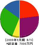 吉岡工務店 貸借対照表 2008年9月期