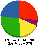 佐藤鉄工所 貸借対照表 2008年12月期