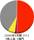 岐阜藤吉工業 損益計算書 2008年9月期