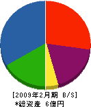 コジマ企画 貸借対照表 2009年2月期