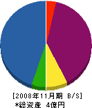 小畑住宅 貸借対照表 2008年11月期