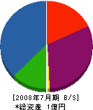 松岡電気 貸借対照表 2008年7月期