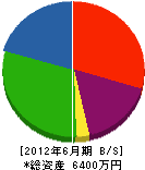 松本電設 貸借対照表 2012年6月期