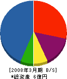 ダイレクトジャパン 貸借対照表 2008年3月期