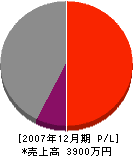 岡本建築 損益計算書 2007年12月期