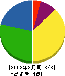 高橋豊工務店 貸借対照表 2008年3月期