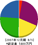米寿堂 貸借対照表 2007年12月期