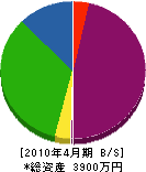 丸寛高橋組 貸借対照表 2010年4月期
