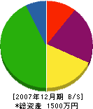 佐々木建設 貸借対照表 2007年12月期