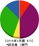 佐竹工務店 貸借対照表 2010年3月期