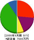 飯塚板金工業 貸借対照表 2008年9月期
