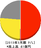 東京ガスオールワンエナジー 損益計算書 2013年3月期