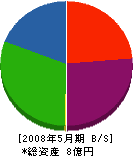 小野田工務店 貸借対照表 2008年5月期