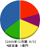 谷本鉄工所 貸借対照表 2008年12月期