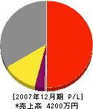 大竹建築 損益計算書 2007年12月期