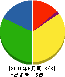 前田工業 貸借対照表 2010年6月期