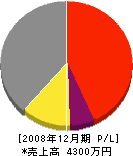 武田組 損益計算書 2008年12月期