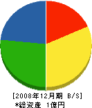 徳島建設 貸借対照表 2008年12月期