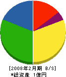 田中瓦店 貸借対照表 2008年2月期