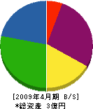京南生コンクリート 貸借対照表 2009年4月期