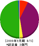 東光産業 貸借対照表 2008年9月期